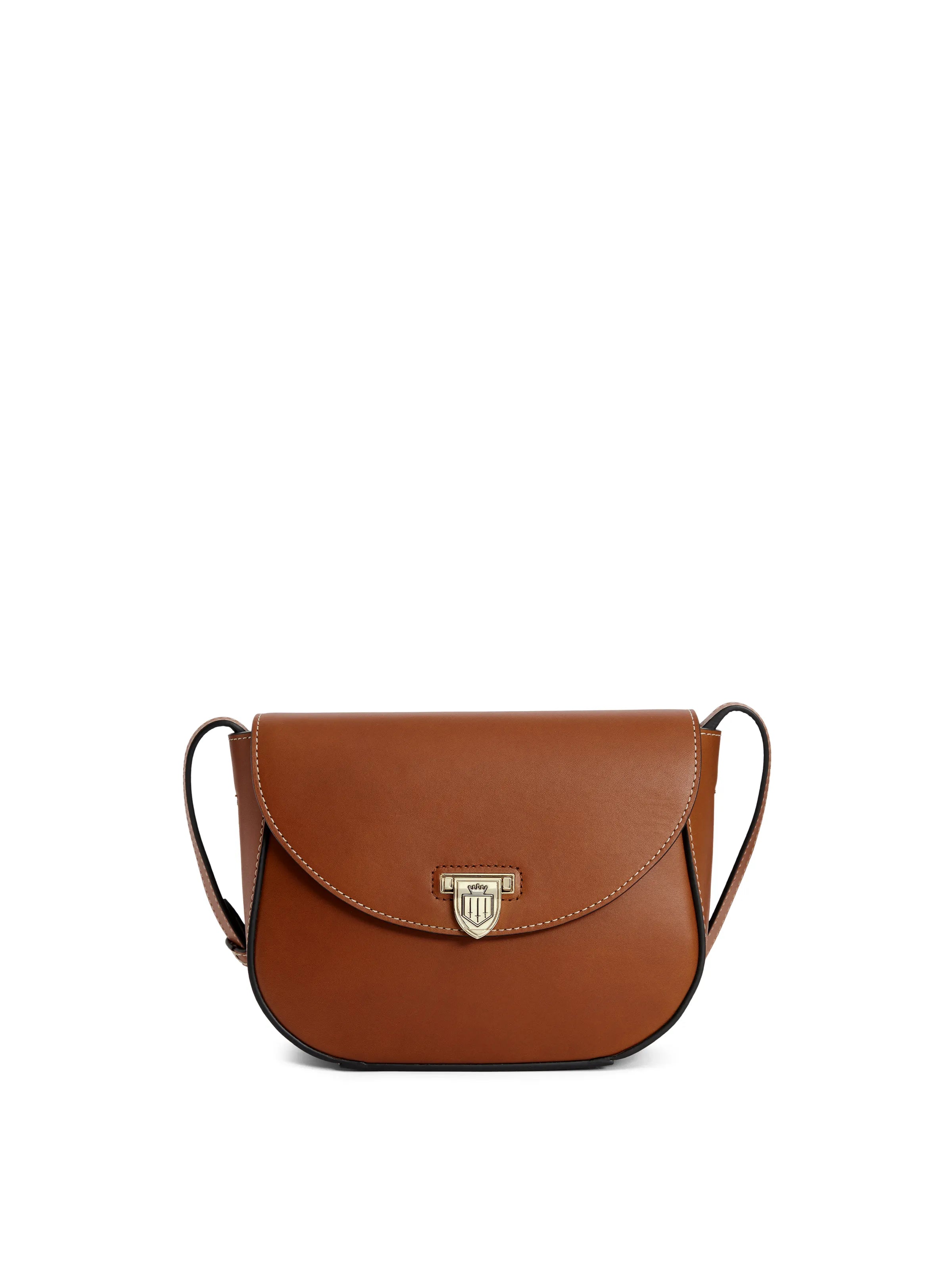 Blenheim Tan Leather Saddle Bag for Equestrian Riding & Horseback - Durable & Stylish Crossbody Purse for Women - Perfect for Horse Shows, Trail Rides & Everyday Use