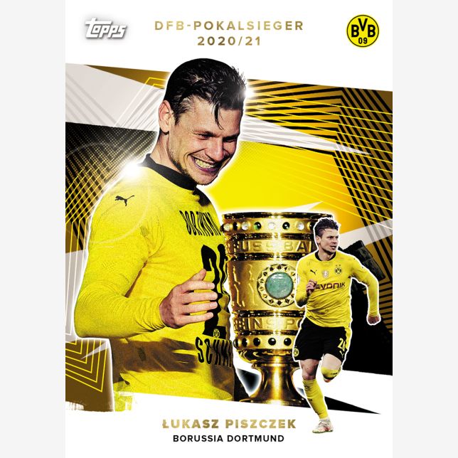 Official Topps Borussia Dortmund 2021/22 Team Set - Collectible Soccer Trading Cards for Fans & Gift Ideas