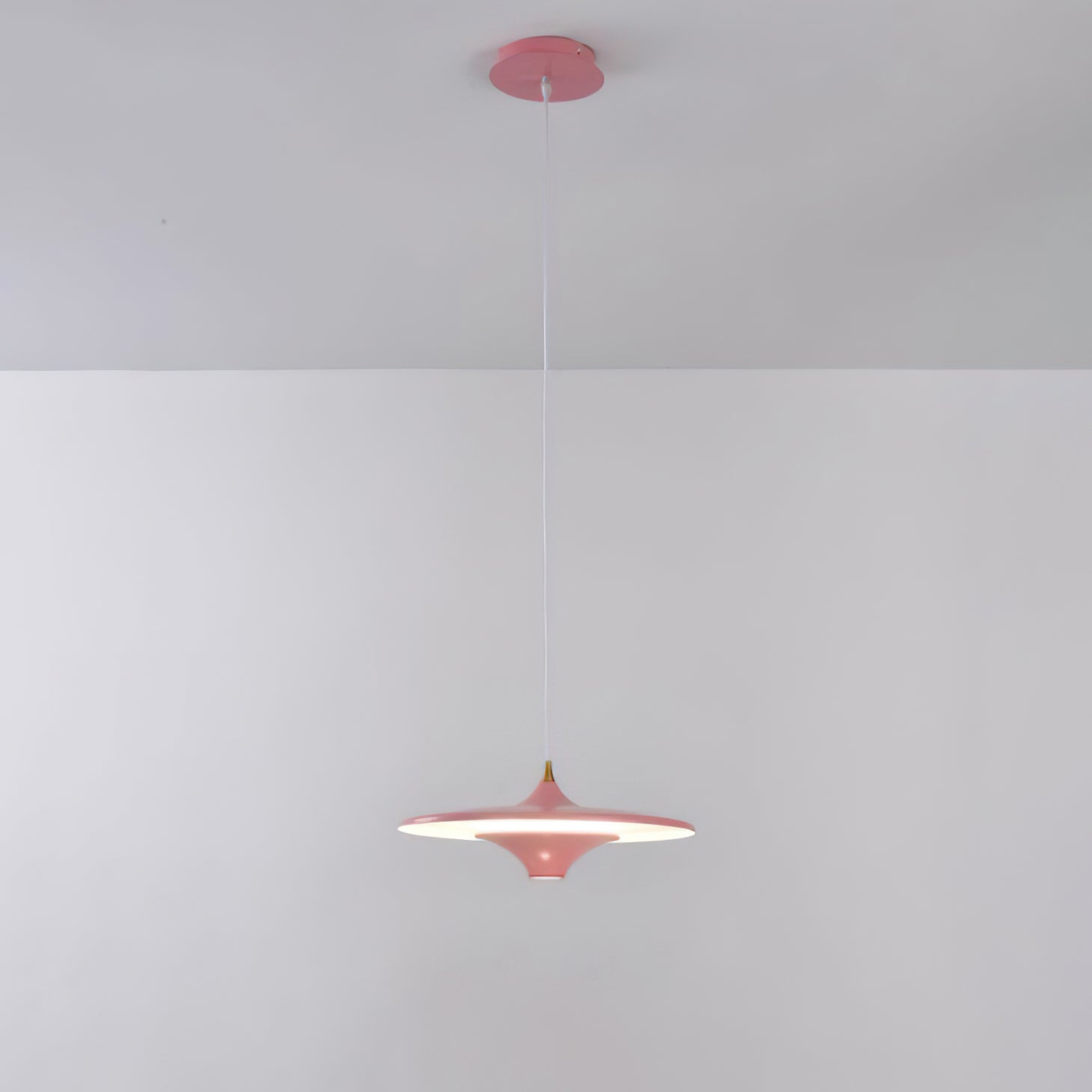 Stylish Small Spaceship Pendant Lamp - Modern UFO-Inspired Ceiling Light for Bedroom, Living Room & Kids Room Decor