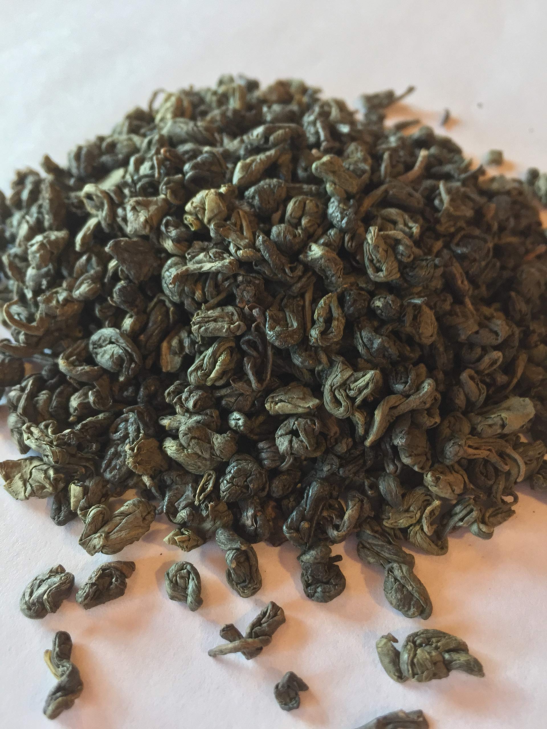 Premium Chinese Green Gunpowder Loose Leaf Tea - 1 Pound Bag | Organic Antioxidant-Rich Tea for Daily Wellness & Relaxation | Perfect for Morning Boost, Afternoon Tea Time & Evening Unwinding