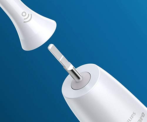 Philips Sonicare DiamondClean Compact Sonic Toothbrush Replacement Heads HX6074/26 - 4 Pack for Optimal Oral Hygiene - Perfect for Travel & Daily Use