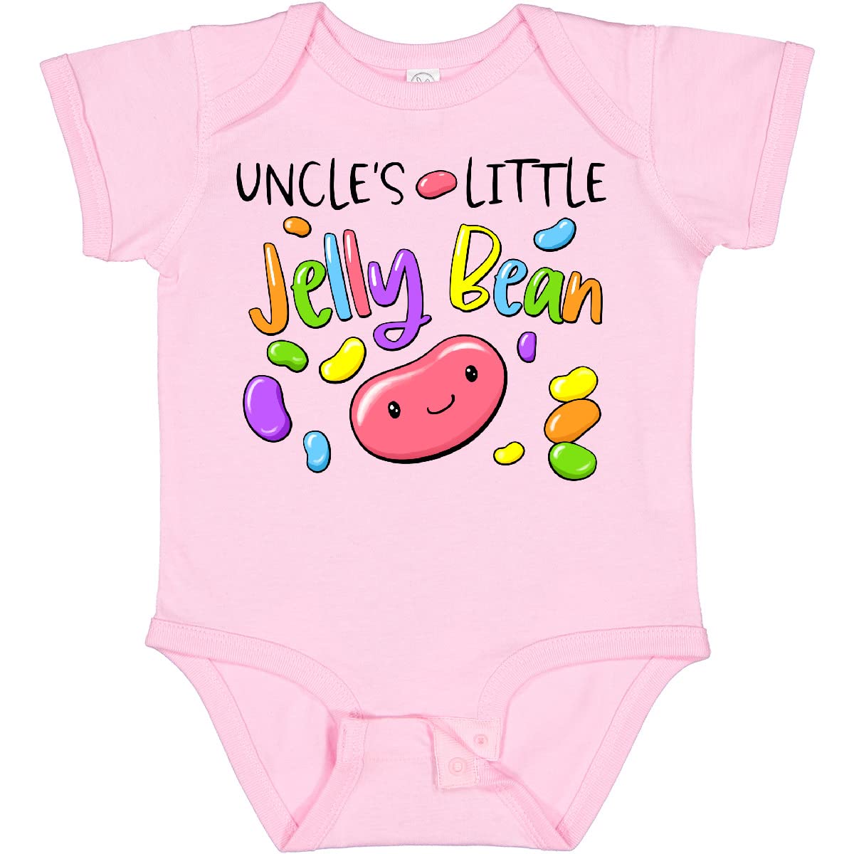 Inktastic Uncle's Little Jellybean Cute Easter Candy Baby Bodysuit - Adorable Easter Outfit for Infants & Toddlers - Perfect for Easter Photos, Family Gatherings & Holiday Celebrations