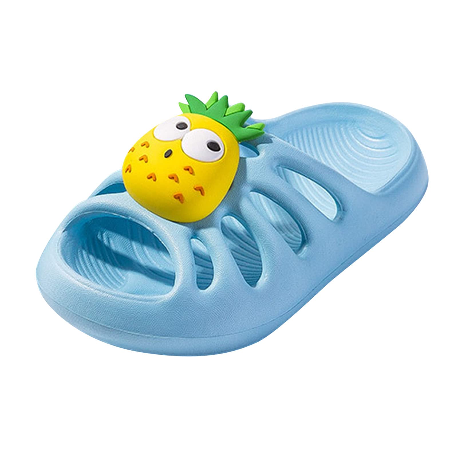 Lykmera Baby Slippers - Pineapple Shower Sandals for Girls & Boys, Non-Slip EVA Bathroom Slides, Soft Baby Shoes for Indoor & Outdoor Use - Perfect for Pool, Beach, and Bath Time Fun