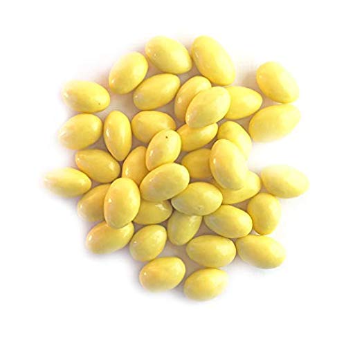 Premium Smarty Stop Chocolate Covered Almonds with Lemon Cream Filling - 3 Pound Bag (Pack of 1) | Delicious Lemoncello Flavor for Gifts, Parties & Snacking