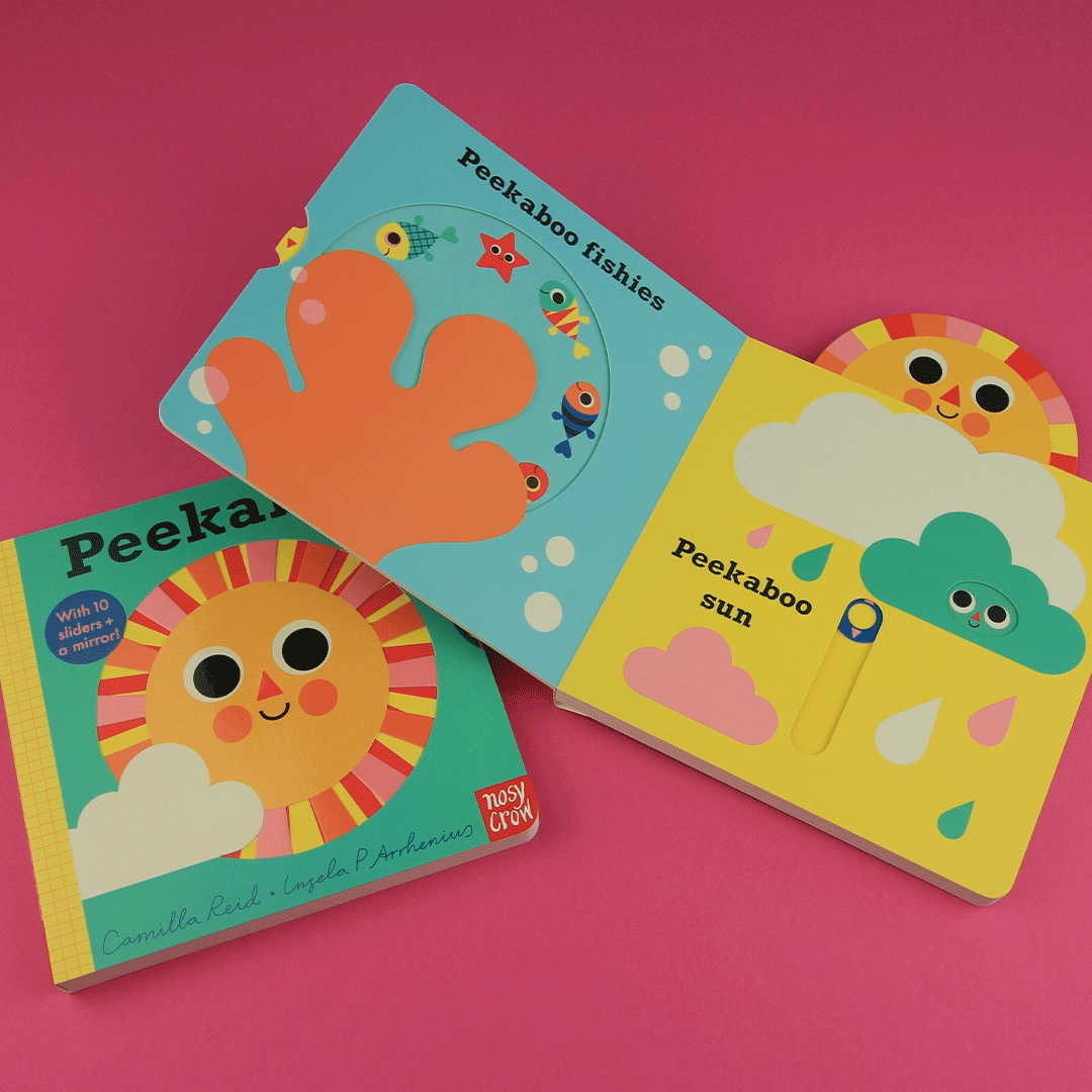 Peekaboo Sun Board Book by Ingela P. Arrhenius - Interactive Baby Book for Early Learning & Sensory Play | Perfect for Nursery, Toddler Storytime & Gift Giving