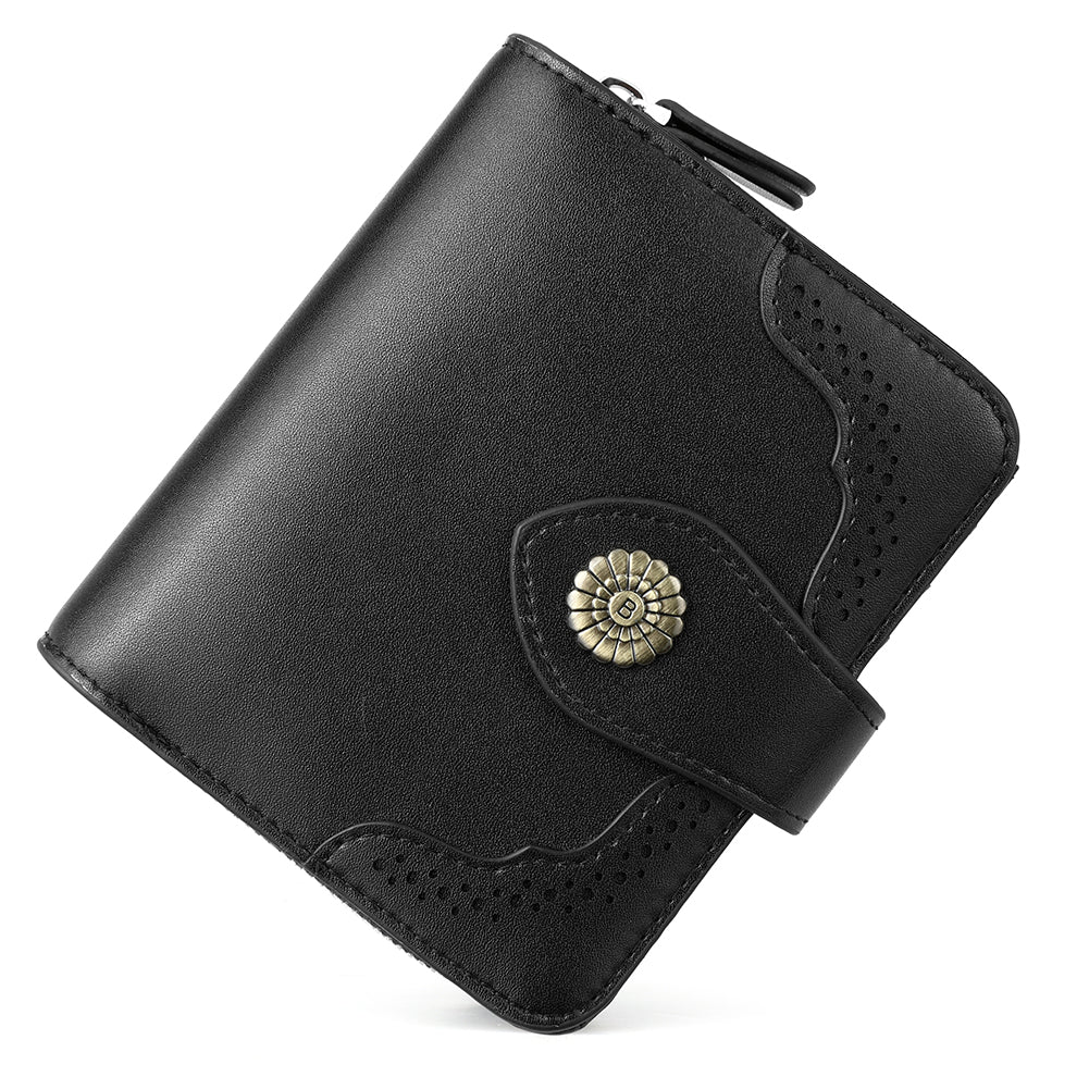 Premium Full Grain Leather Money Clip Wallet for Men - Slim Bifold RFID Blocking Wallet - Perfect for Business, Travel & Everyday Carry (EC)