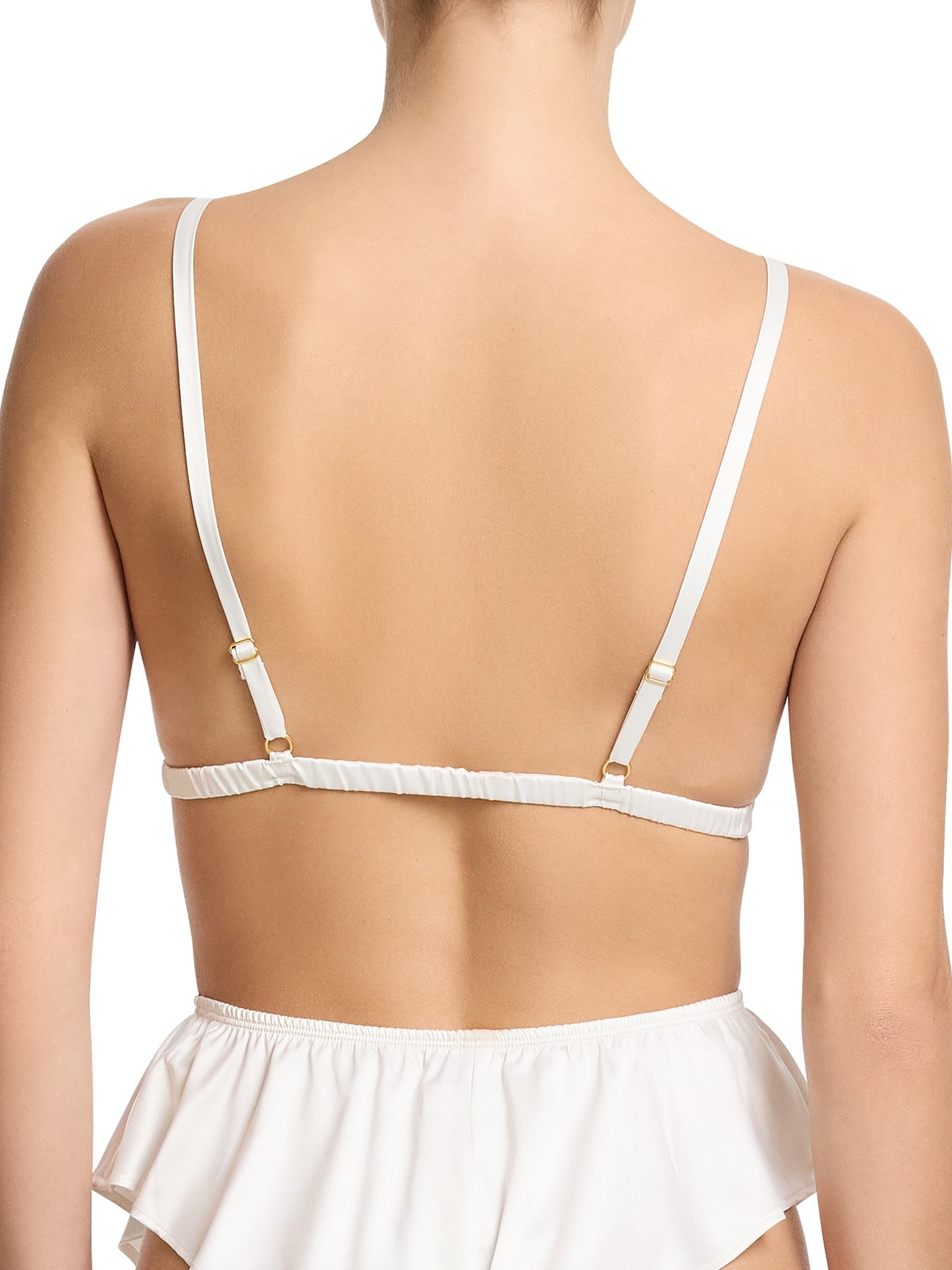 Luxury Satin Sleep Bralette for Women - Comfortable Wireless Lace Bralette for Nightwear, Lounge & Relaxation