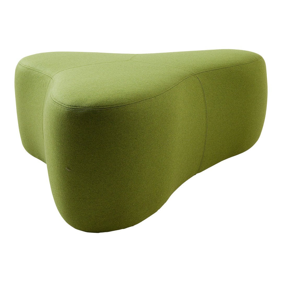 Konno Chat Pouf Ottoman - Soft Round Footstool, Comfy Floor Seating for Living Room, Bedroom & Lounge - Perfect for Relaxing, Reading & Socializing