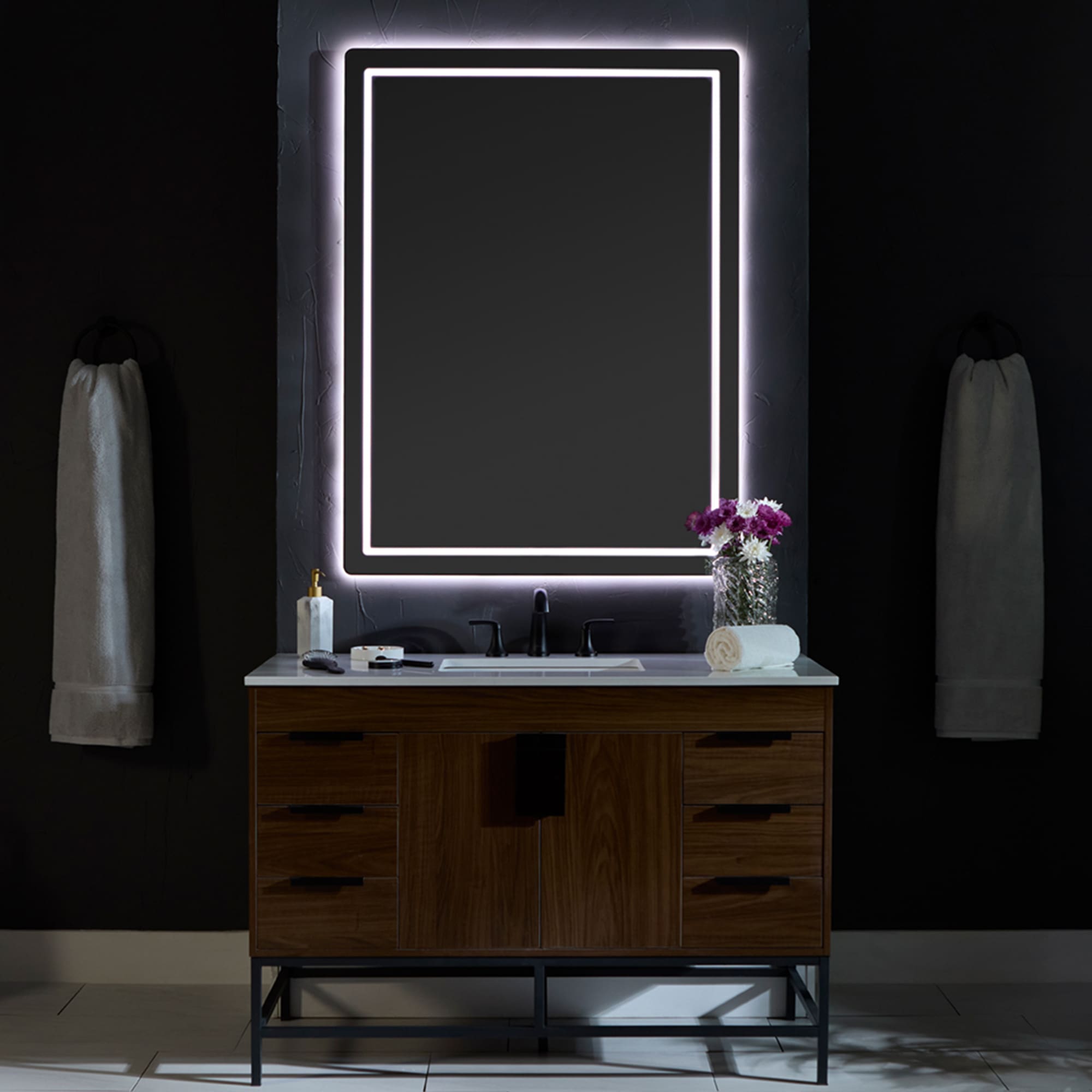 Oxygen Compact 3 0403 15 Lighted LED Mirror 48