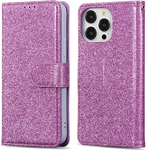 iPhone 14 Pro Max Glitter Case Purple