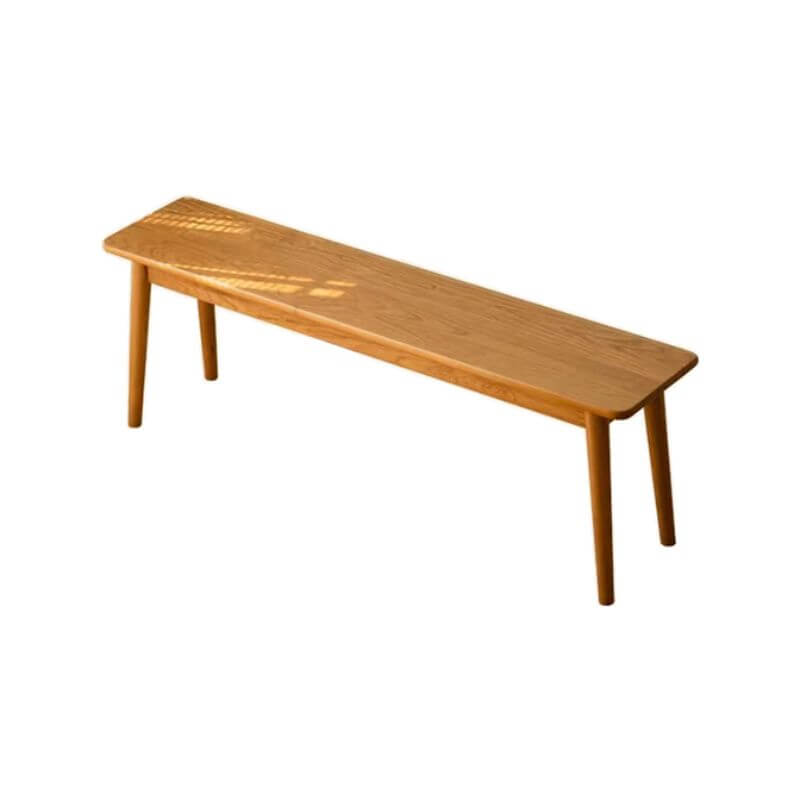 Modern Solid Color Unfinished Wood Dining Bench - Simple & Stylish for Kitchen, Dining Room, or Breakfast Nook