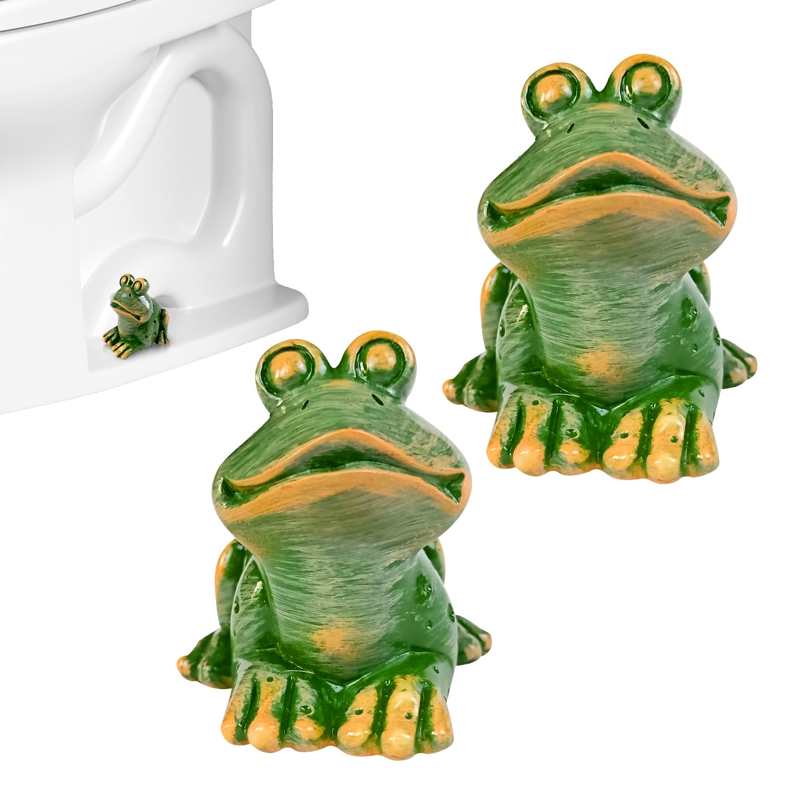Decorative Resin Toilet Bolt Caps - 2pcs Bathroom Accessories for Easy Installation & Rust Prevention - Perfect for Home & Hotel Renovation