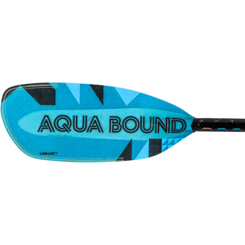 Aqua Bound Aerial Minor Fiberglass Bent Shaft 1-Piece Kayak Paddle - Lightweight & Durable for Recreational Kayaking & Fishing Adventures