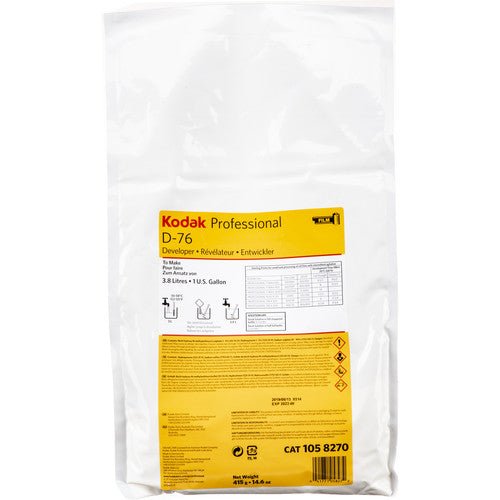 Kodak Professional D-76 Film Developer Powder - Makes 1 Gallon for Black & White Film Processing | Perfect for Darkroom Photography & Film Development at Home