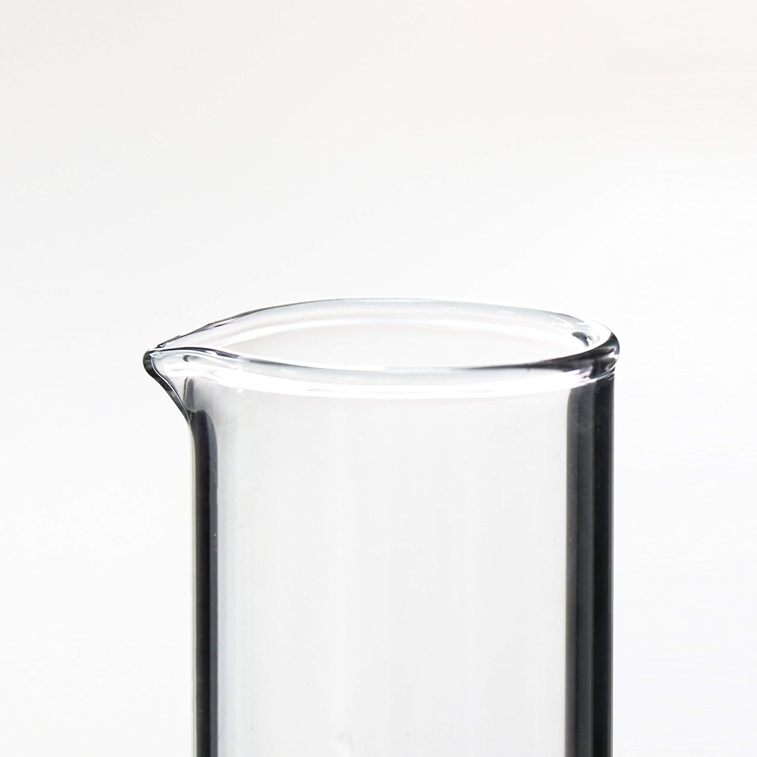 Bello Scientific 250ml Glass Measuring Cylinder with Round Base & Cleaning Brush - Ideal for School, College, Chemistry Lab & Laboratory Experiments | Precise Liquid Measurement for Science Projects & Research