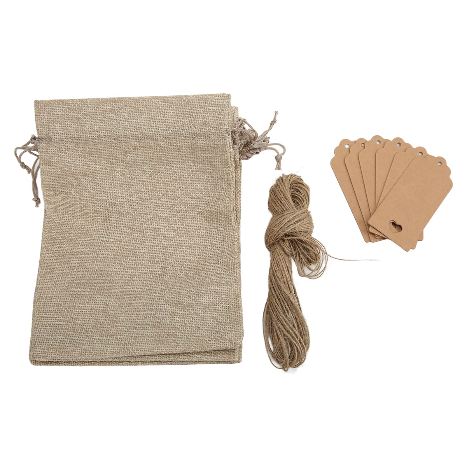 Premium Small Burlap Drawstring Bags - Durable Bohemian Style Jewelry Pouches for Gift Wrapping, Party Favors & Home Storage | TOPINCN