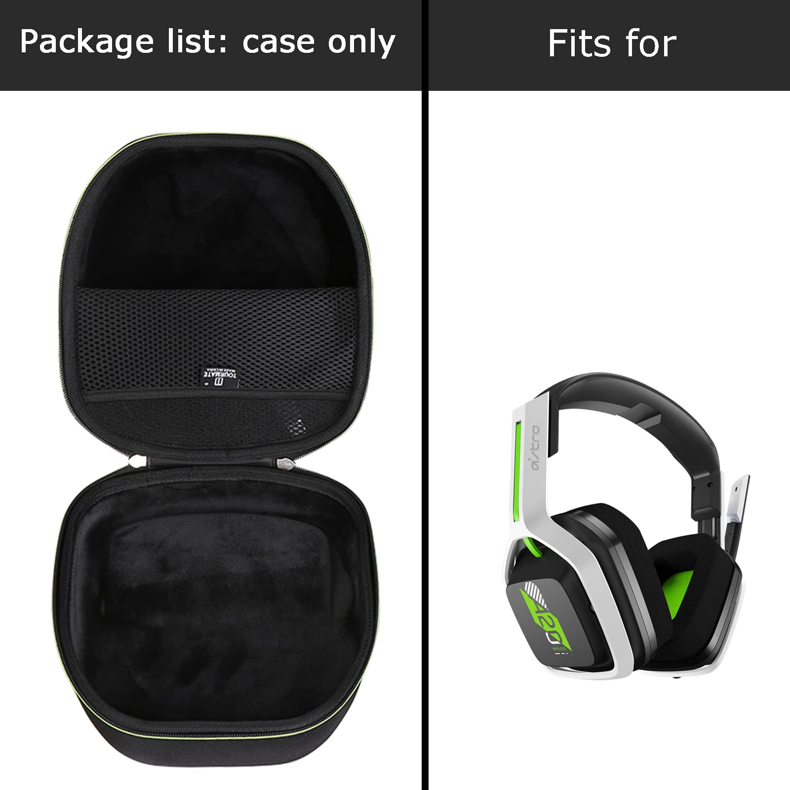 Astro Gaming A20 Wireless Headset Gen 2 Hard Travel Case - Durable Protective Carrying Storage Bag for Gaming Headsets | Perfect for Travel, Storage & Gaming Events