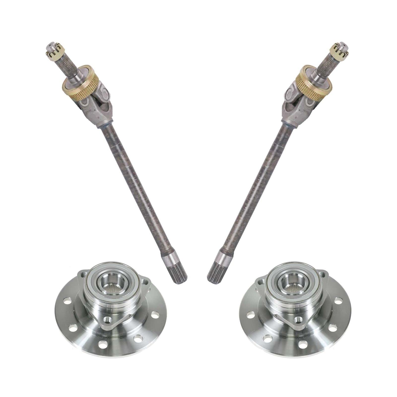 1994-1997 Dodge Ram 2500 Front Drivetrain Kit - Axle Shaft, Wheel Hub & Bearing Assembly Replacement | Perfect for Off-Roading, Towing & Heavy-Duty Truck Maintenance
