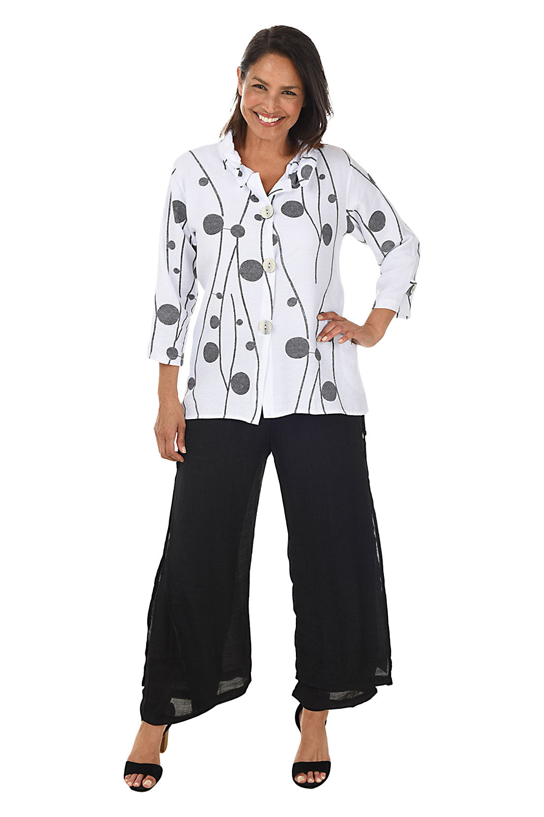 Comfortable Pull-On Gauze Relaxed Pants for Women - Breathable Loose Fit Casual Lounge Pants - Perfect for Yoga, Travel & Home Relaxation