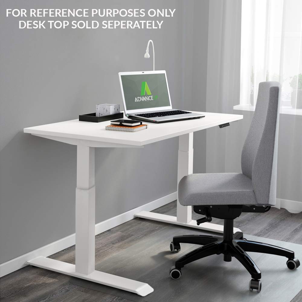 Adjustable Electric Standing Desk Frame with Dual Motors, USB Charging Port - Supports 220 lbs, 47