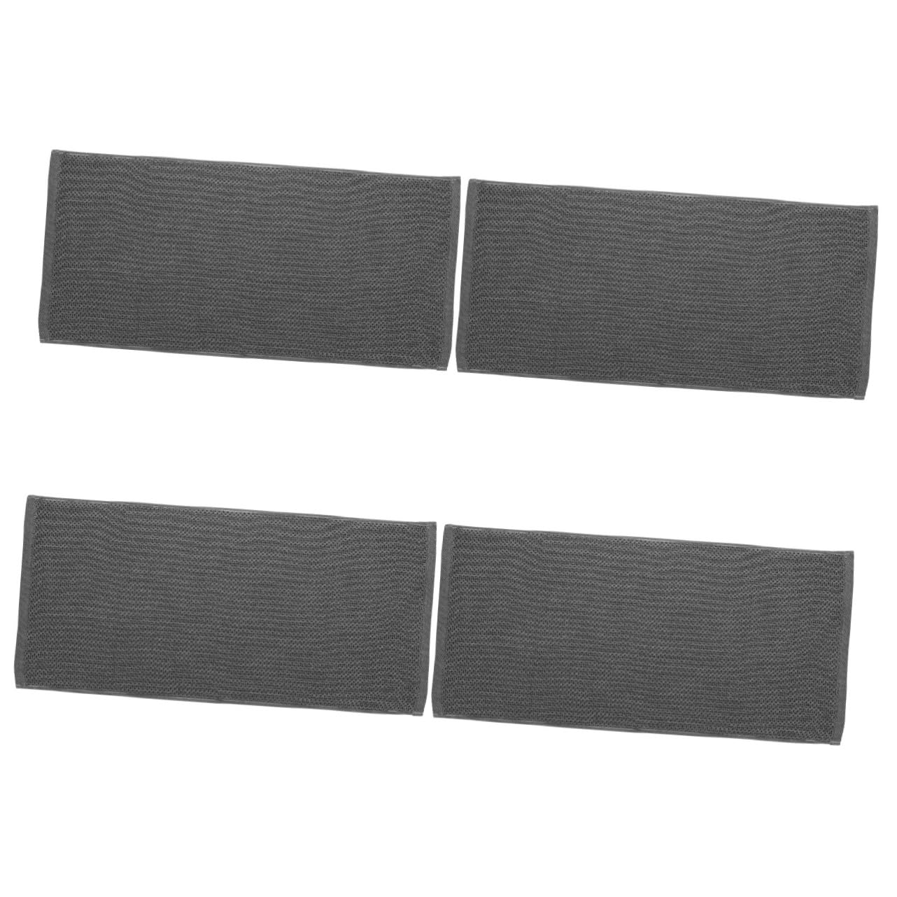 OHPHCALL 4-Pack Quick Dry Sports Towels - Super Absorbent Cotton Gym Towels for Workout, Running & Fitness - Sweat Absorbing & Rapid Drying for Home, Gym & Travel Use
