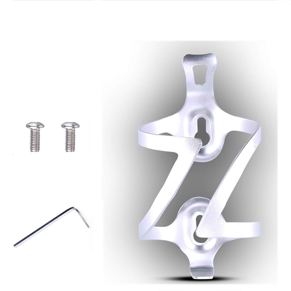 **Aluminum Alloy Bike Water Bottle Cage Holder - Universal Fit for Road, Mountain & Bicycle - Includes Bottle Adapter (Color: D) - Perfect for Cycling, Commuting & Outdoor Adventures**