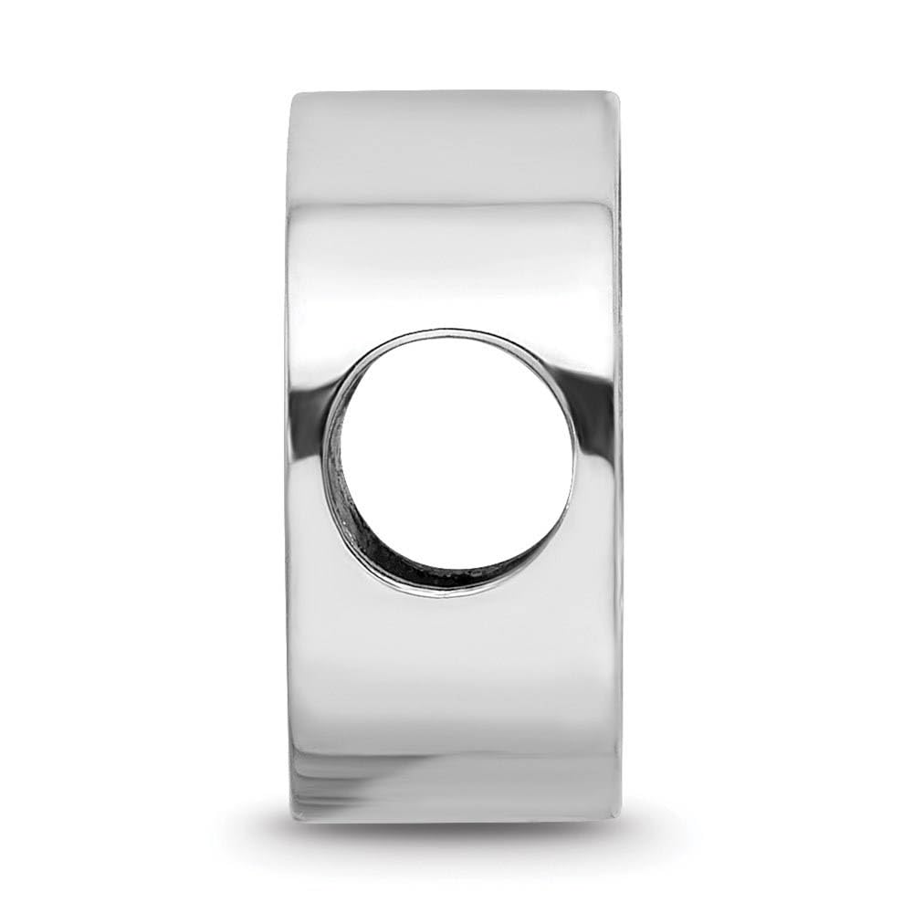 Sterling Silver NHL Edmonton Oilers Enamel Logo Bead - Official Team Jewelry for Fans, Gifts & Game Day Accessories | Perfect for Bracelets, Necklaces & Sports Memorabilia Collections