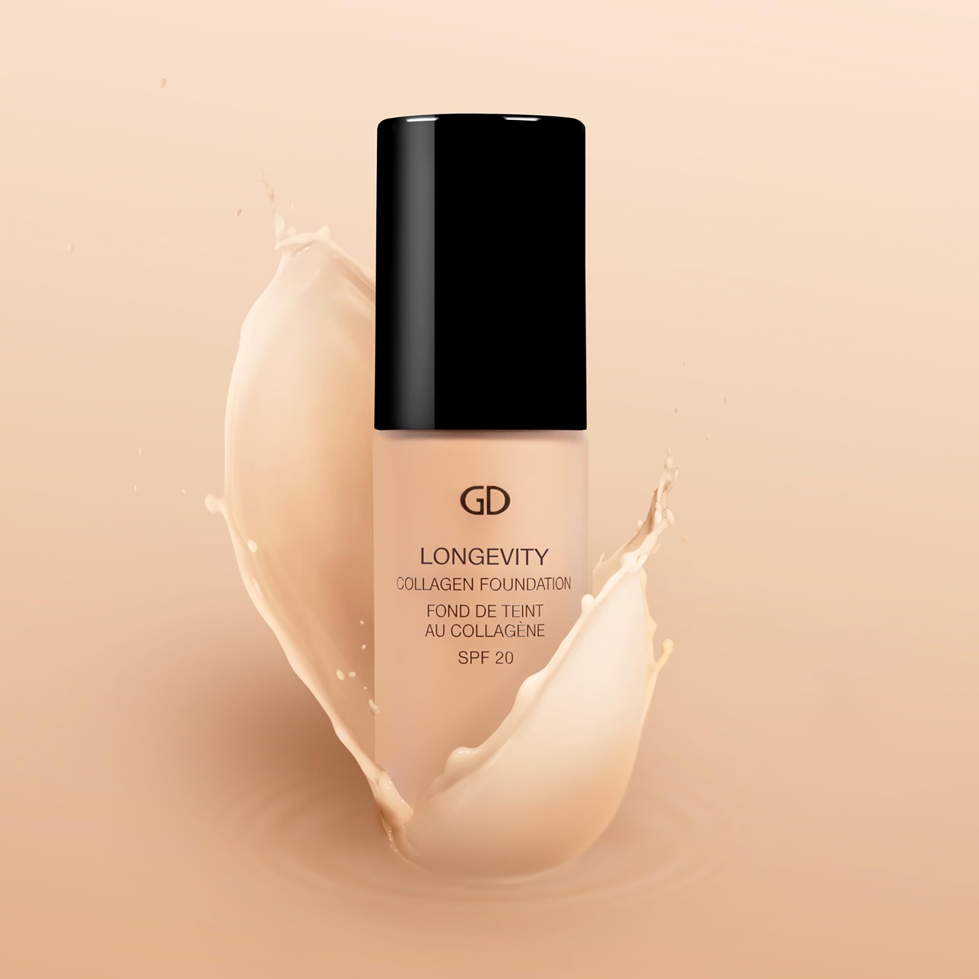 GA-DE Longevity Collagen Foundation 503 - SPF Face Makeup with Hydrating & Firming Benefits - Full Coverage Matte Finish Foundation - 1 oz - Perfect for Daily Wear & Special Occasions