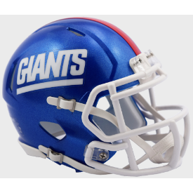 New York Giants Throwback Color Rush Speed Mini Helmet - Collectible NFL Memorabilia for Fans & Home Decor