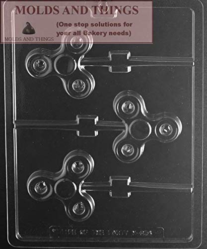 Premium Fidget Spinner Chocolate Candy Mold Kit - Includes Step-by-Step Molding Instructions for DIY Candy Making - Perfect for Birthday Parties, School Events, and Stress Relief Gifts