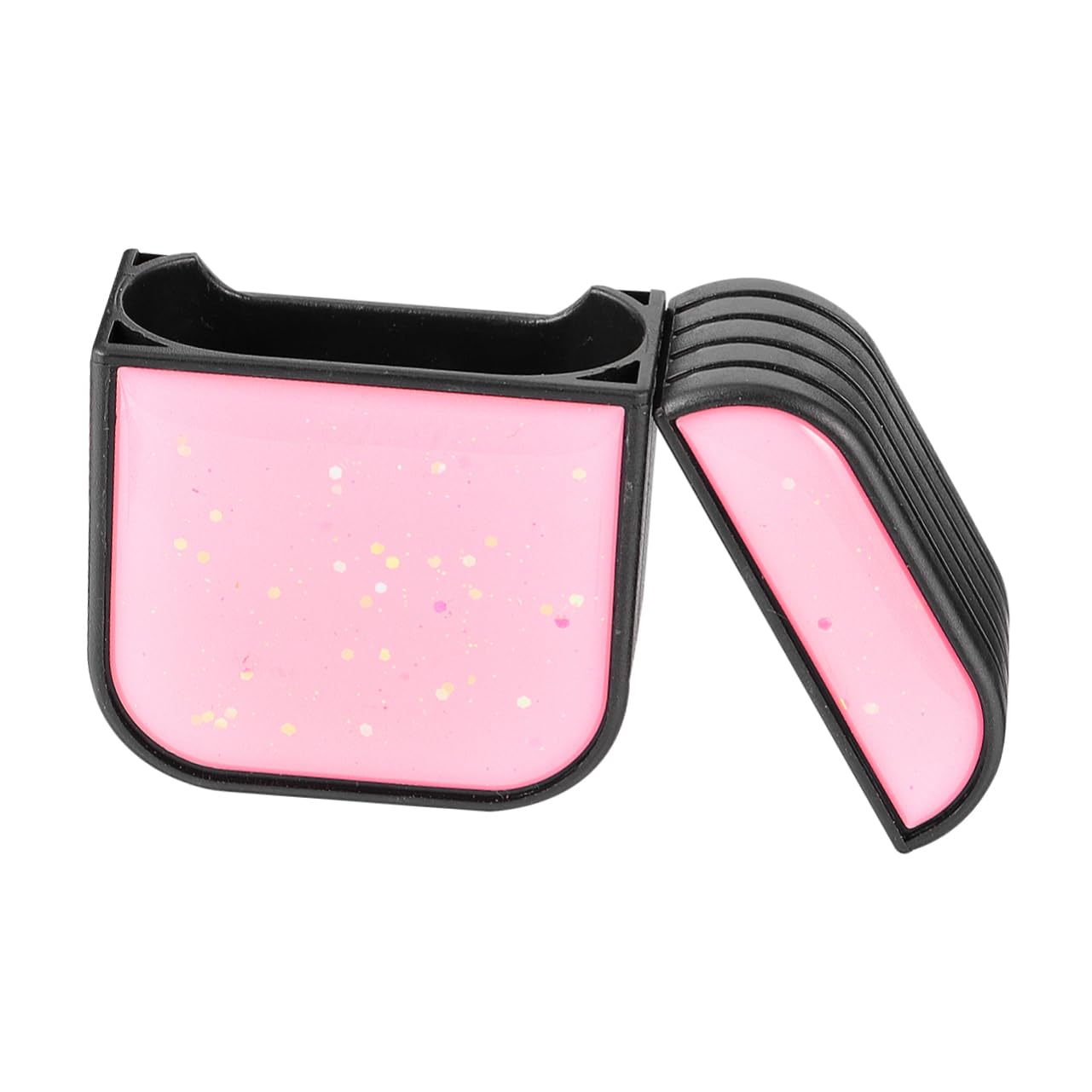 Angoily 2-Pack Glitter Headphone Case Cover - Protective Shell for Earphones, Earbuds - Perfect for Travel, Gym, and Daily Use
