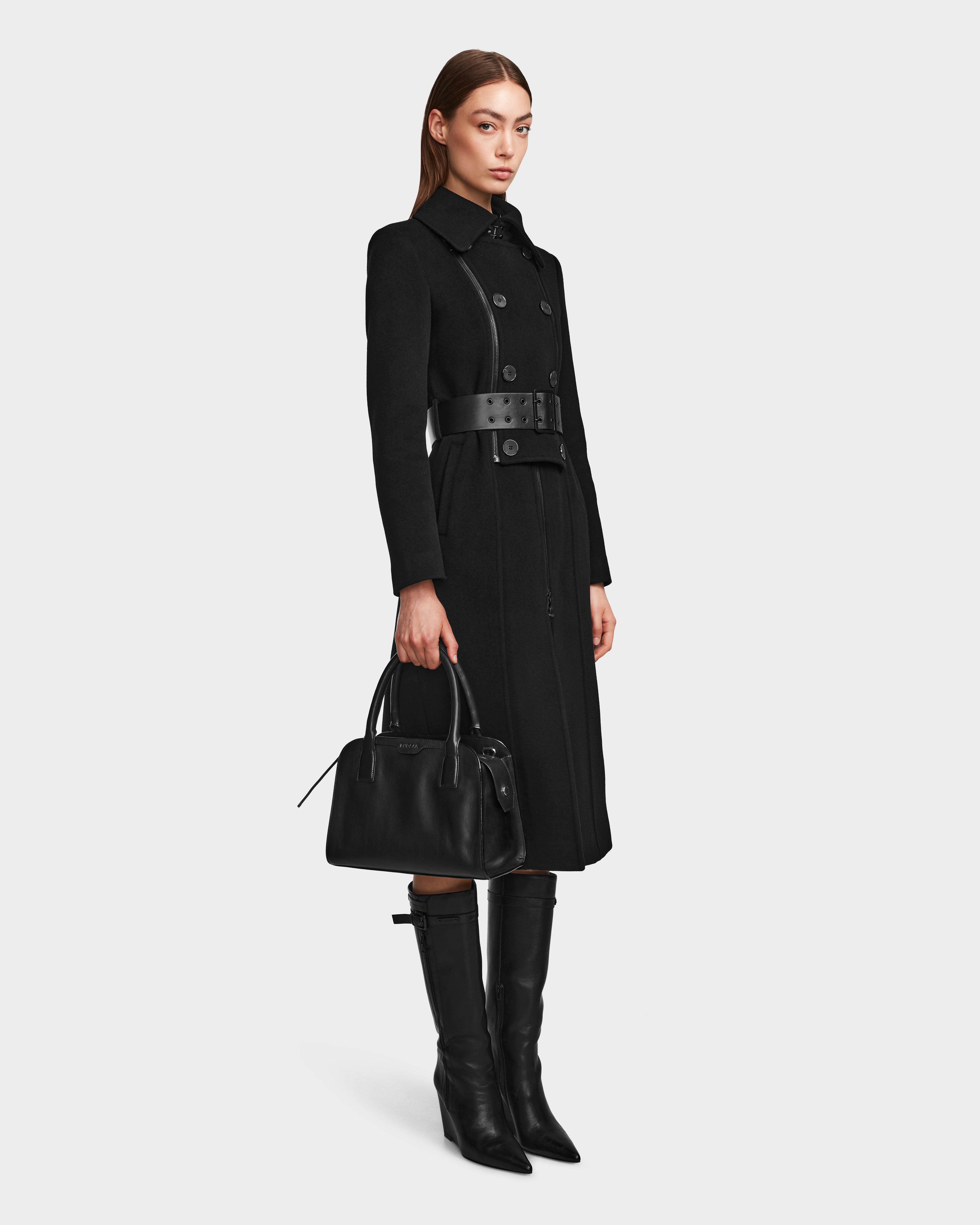 VIRGINIE 8124696 Black Women's Handbag - Stylish & Durable for Work, Travel & Everyday Use