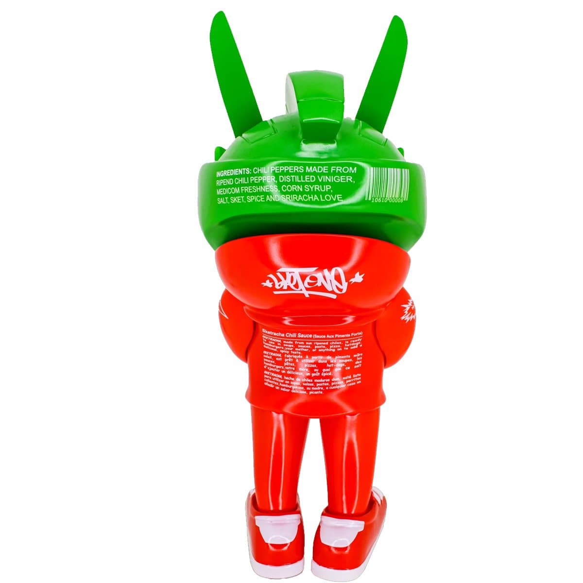 Quiccs x Sket One Sketracha MEGA TEQ63 Martian Action Figure - Collectible Designer Toy for Display & Photography | Perfect for Anime Fans & Urban Art Collectors