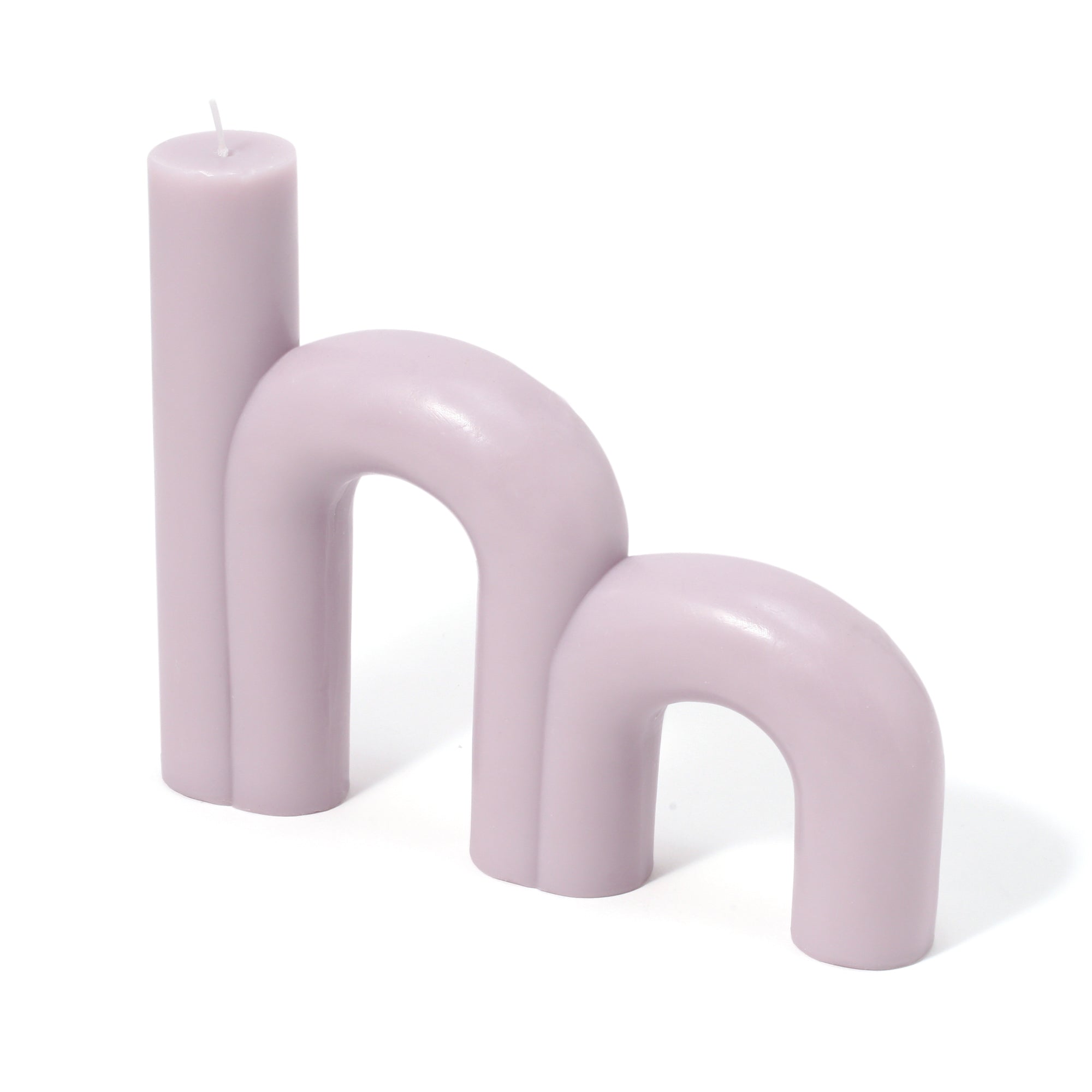 Purple Arch Candle - Handmade Scented Soy Wax Candle for Home Decor, Relaxation & Romantic Ambiance
