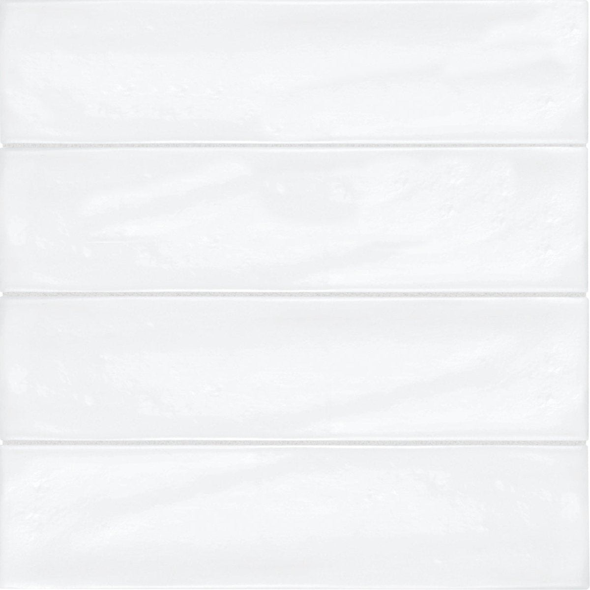 3 x 12 Inch Marble Look Glossy Ceramic Wall Tile - Pressed Glazed Cloud Design for Bathroom, Kitchen Backsplash & Shower Renovation