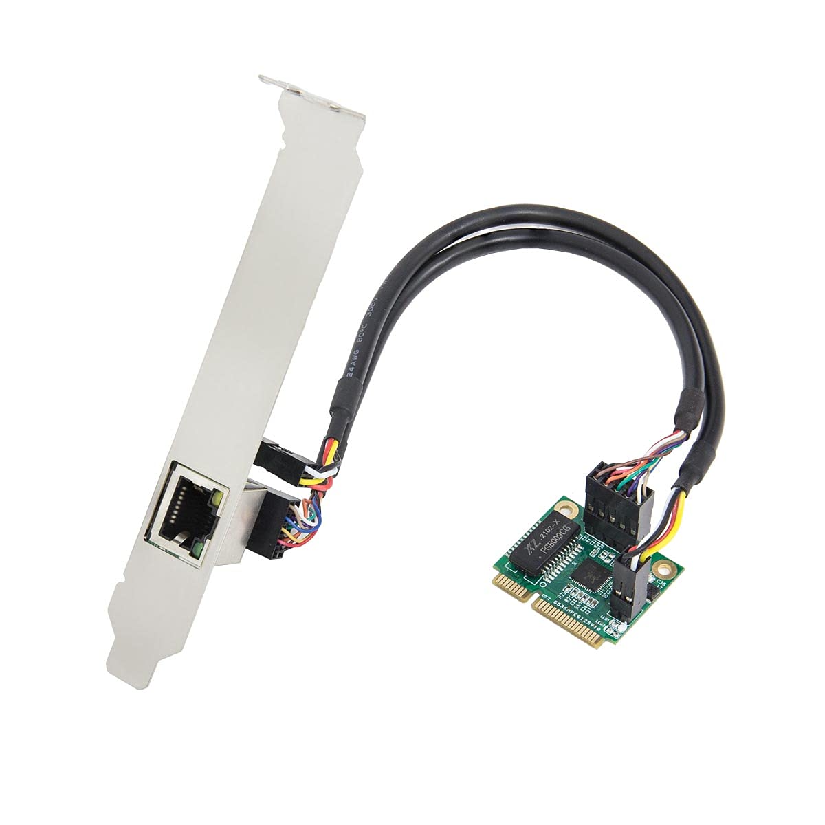 IO CREST 2.5G Ethernet PCI-E Card - 2500Mbps RJ45 LAN Adapter for Desktop PC - Gaming & Streaming