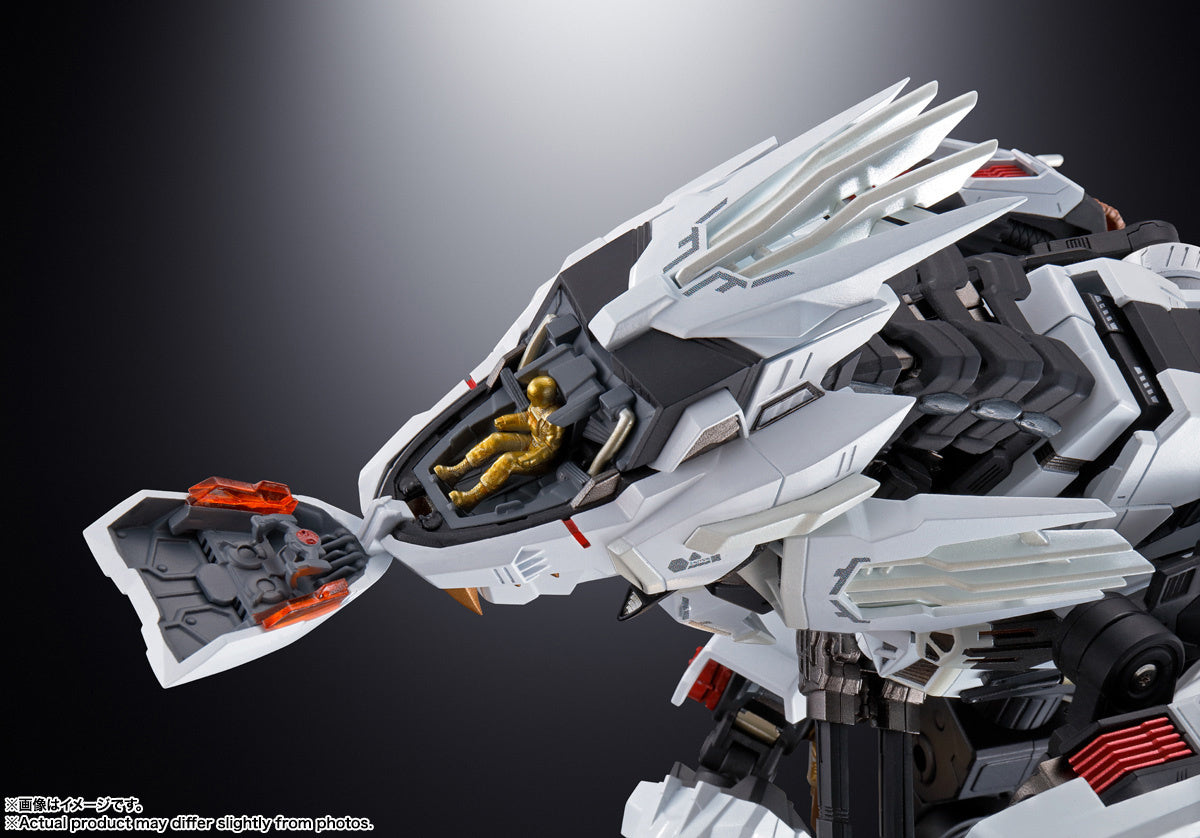 Bandai Chogokin Zoids New Century/Zero Liger Zero Action Figure - Collectible Anime Robot Model Toy for Display & Play - Perfect for Anime Fans, Collectors & Gift Giving