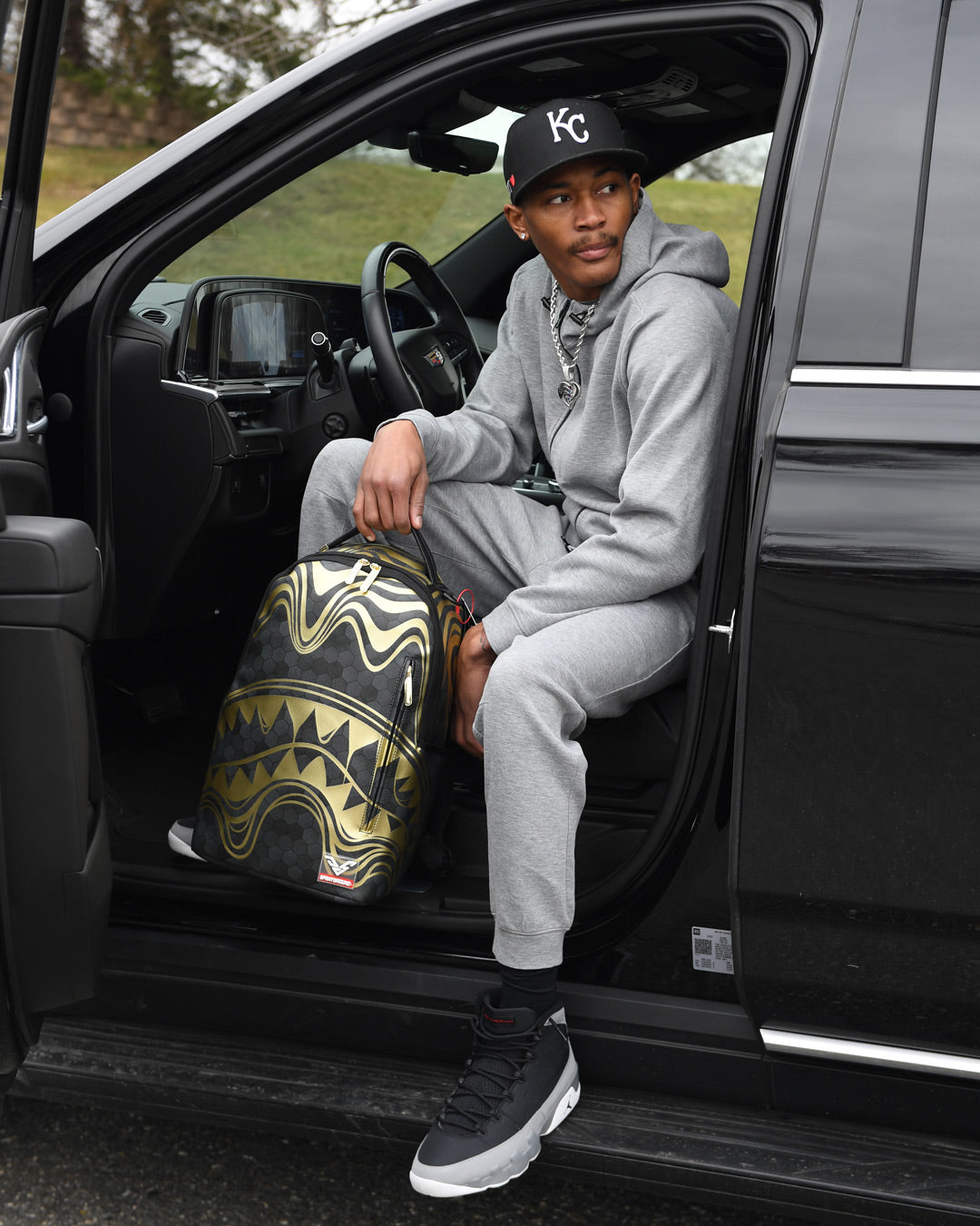 HONEYCOMB DEVONTA SMITH COLLABORATION BACKPACK - Lightweight Durable College Bookbag for Students, Travel & Sports - Perfect for School, Gym & Everyday Use
