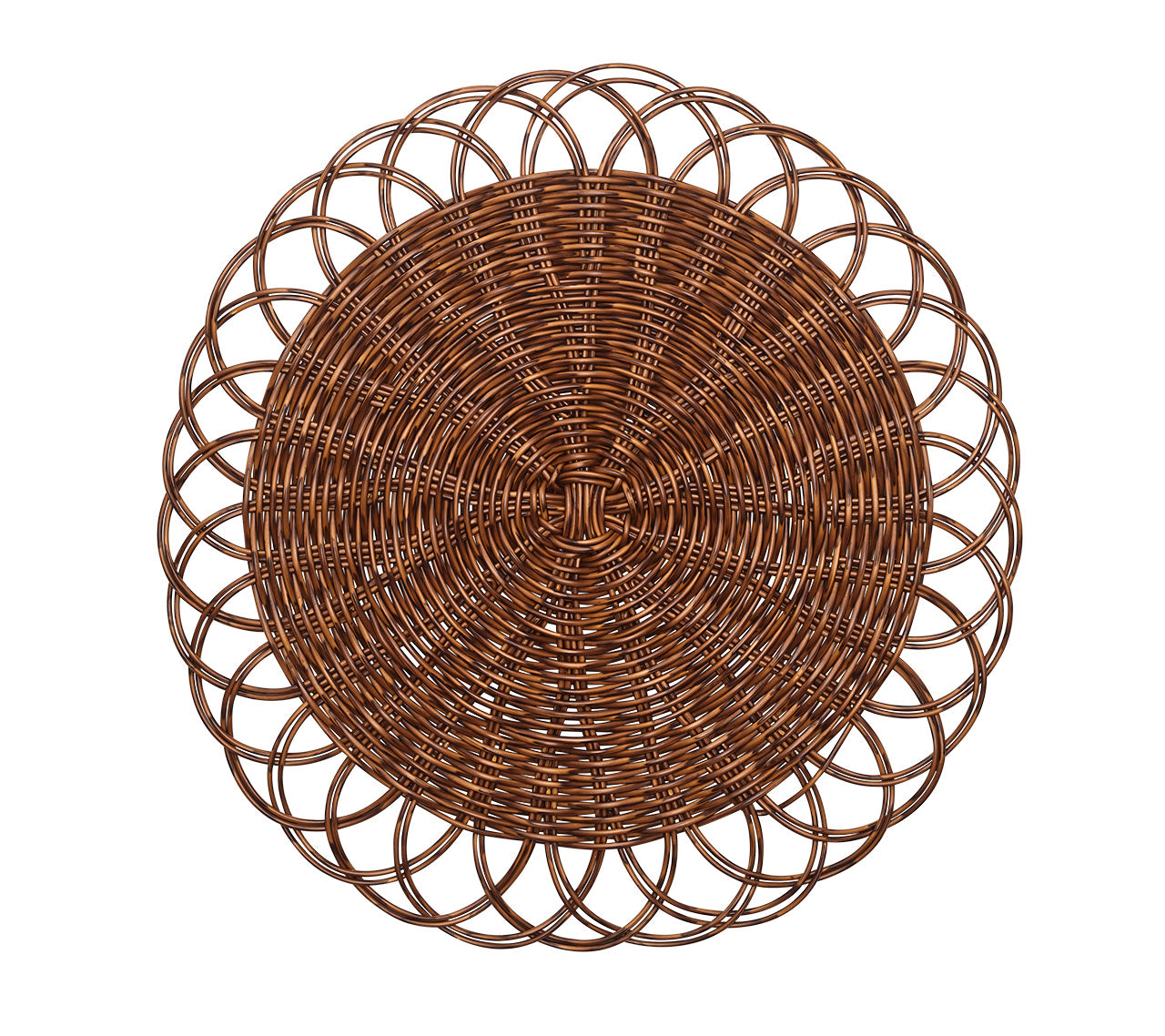 Premium Brown Alfresco Placemat Set - Waterproof & Eco-Friendly Outdoor Dining Mats for Picnics, BBQs, and Patio Parties