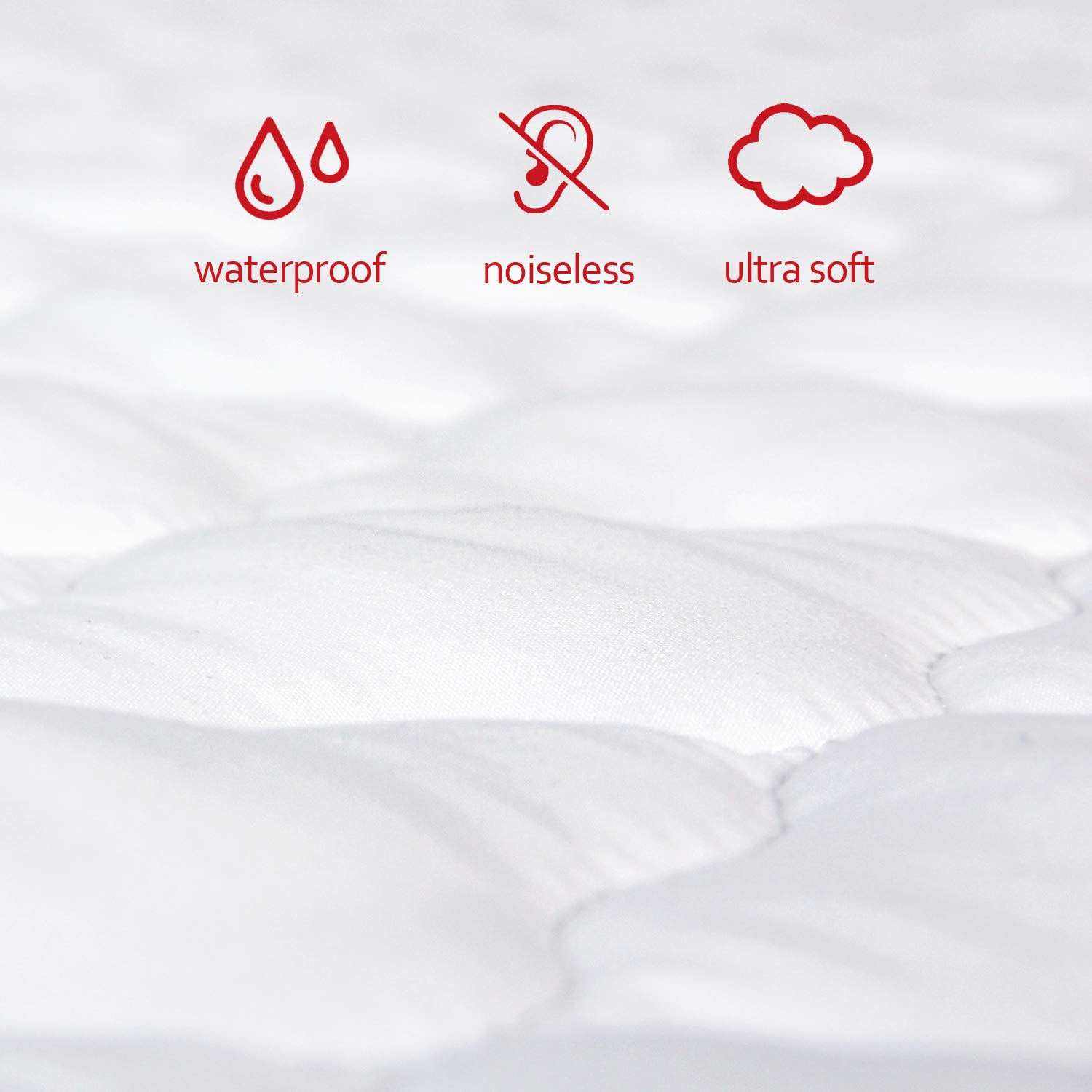 Waterproof Pack and Play Mattress Pad Cover - Soft Quilted Protector 27