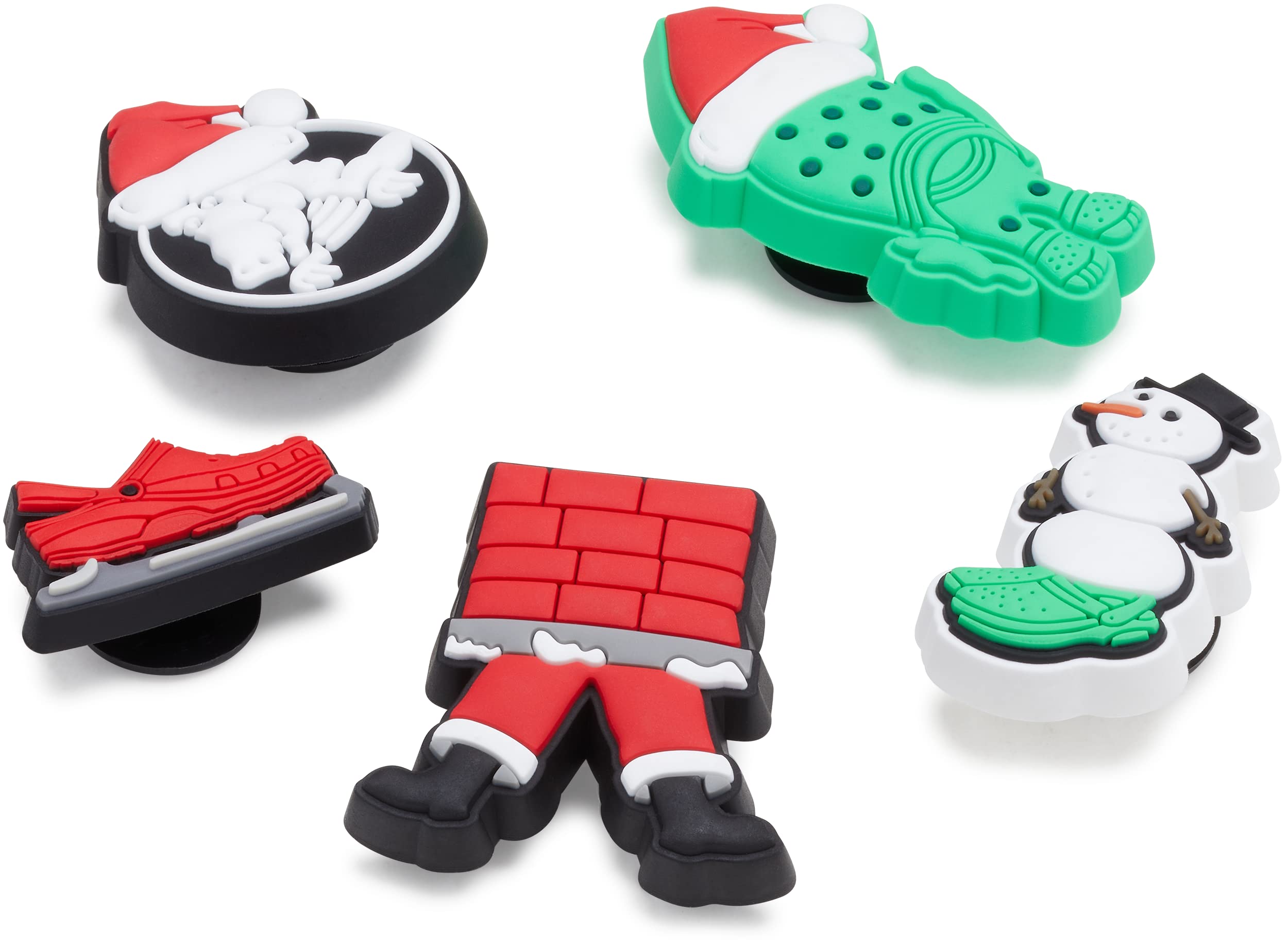 Crocs Jibbitz Shoe Charms - Christmas & Winter Holiday Collection (12-Pack) - Fun Decorative Charms for Crocs Shoes - Perfect for Gifts, Stocking Stuffers & Holiday Outfits