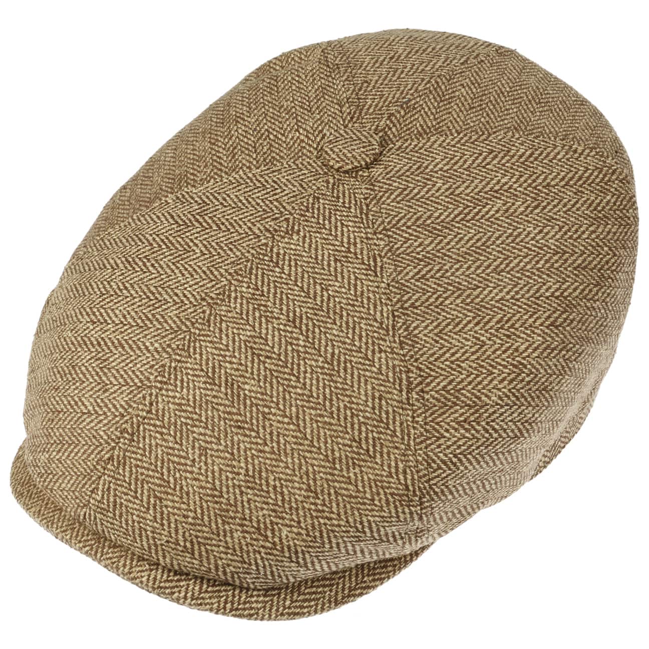 Stetson Milner Men's Silk Flat Cap - Classic Vintage Driving Hat for Golf, Outdoor & Casual Wear