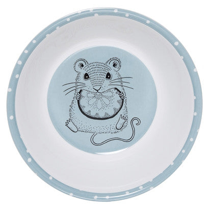 Bloomingville Toby Bowl - Blue Melamine Salad Bowl Set, Durable & Lightweight for Picnics, Outdoor Dining & Everyday Use