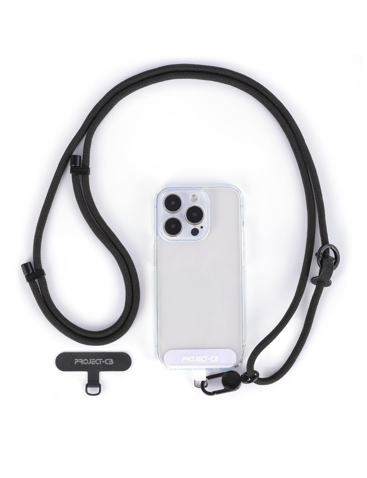 Project-CB Adjustable Phone Lanyard - Neck & Crossbody Strap with Tether Tab for Secure Phone Holding | Perfect for Travel, Work, and Outdoor Activities