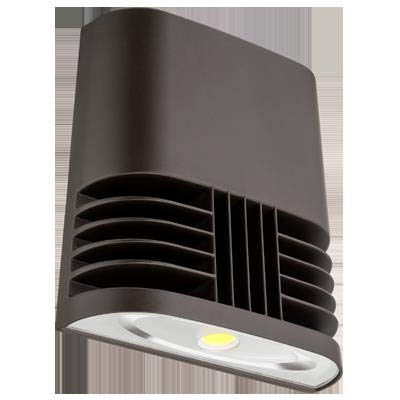 Lithonia Lighting OLWX1-LED-40W-40K 40W LED Wall Pack Light - 4000K Daylight White, Dusk-to-Dawn Sensor, Outdoor Security Lighting for Garage, Porch, and Building Exteriors