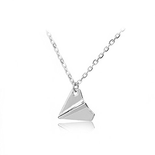 Stylish Paper Airplane Pendant Necklace - 3Pcs Travel Inspired Jewelry for Women & Men | Perfect for Travel Lovers, Aviation Enthusiasts & Unique Gift Ideas