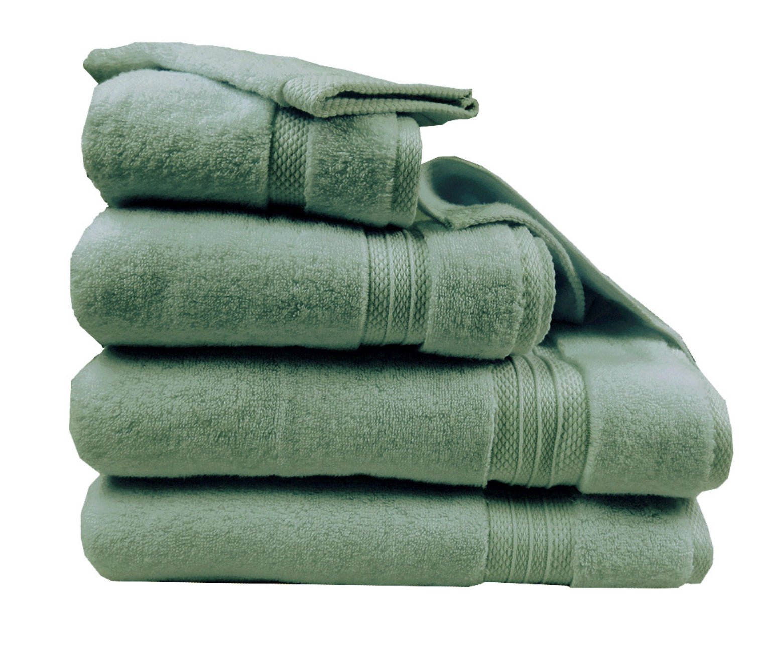 Premium Elea Kaki Bath Towel Set - 100% Cotton Super Absorbent & Quick Dry Bath Towels for Spa, Gym & Luxury Bathroom (4-Piece Set) - Perfect for Hotels, Gifts & Home Decor