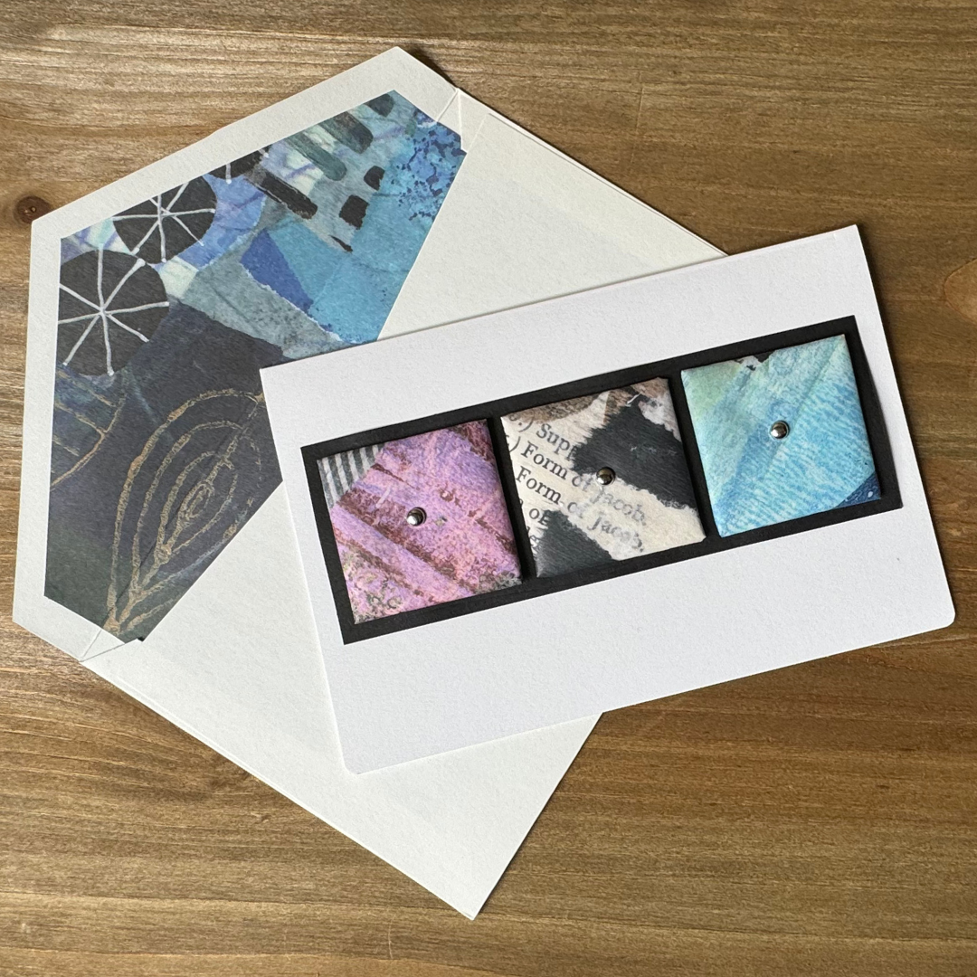 Abstract Holiday Cushion Cards - Festive Greeting Cards for Christmas, Thanksgiving & New Year - Perfect for Home Decor, Gift Wrapping & Seasonal Celebrations