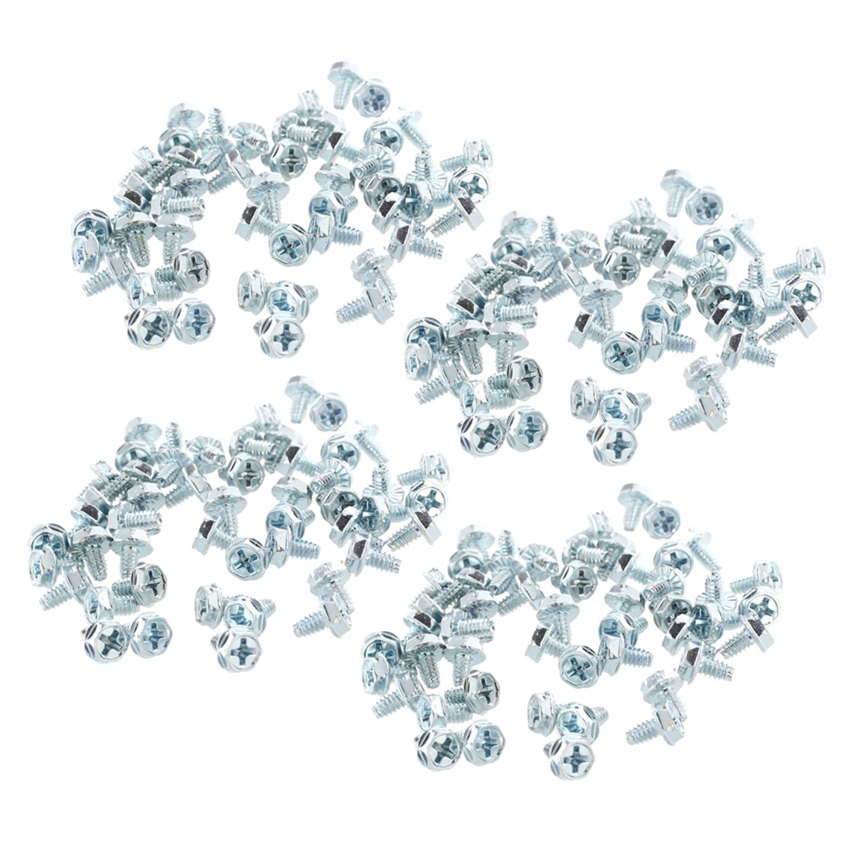 Piuusngy 200 PCS Quadrex Short Computer Case Motherboard Screws - M3 Standoffs for PC Build & Repair - Perfect for DIY Computer Assembly, IT Maintenance, and Hardware Upgrades