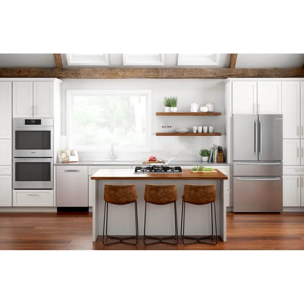 Bosch HBLP651UC 30-Inch Stainless Steel Double Wall Oven - Benchmark Series with Convection Baking & Self-Cleaning - Perfect for Modern Kitchens & Home Baking Enthusiasts